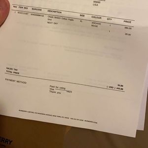 Burberry button down